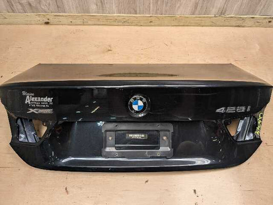 14-20 OEM BMW F32 428 430 435 440 Rear Trunk Lid Panel Deck Shell Black 475