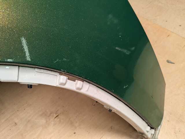 10-14 OEM BMW E71 X6M Front Left Driver Fender Panel Green