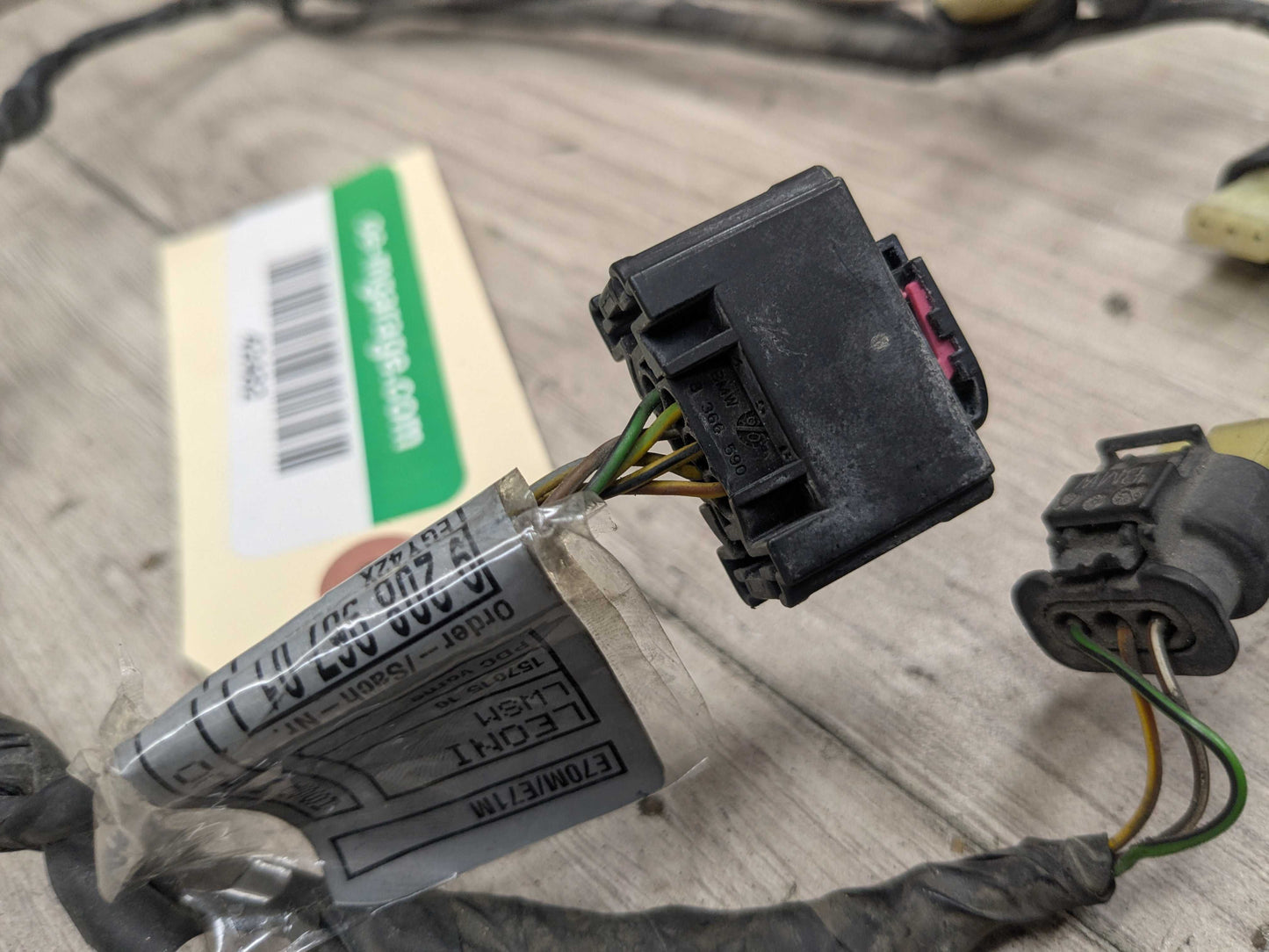 OEM BMW E70 E71 X5M X6M FRONT Parking Distance Sonic Sensors PDC Wire Harness