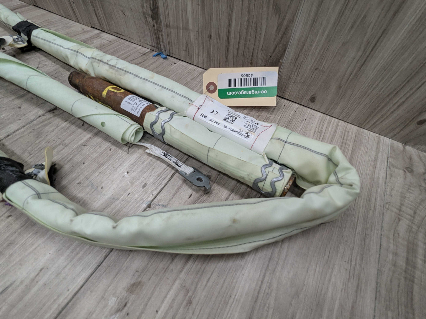 14-20 OEM BMW F32 F82 M4 Right Passenger Top Roof Head Air Bag Airbag Curtain