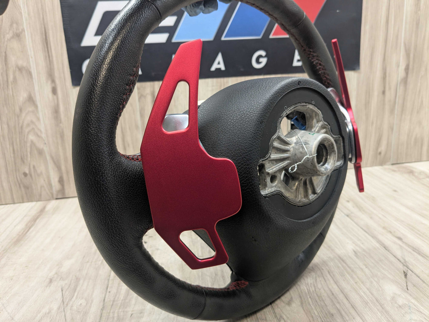 OEM BMW F22 F30 F32 F34 F36 428 Sport Line Leather Steering Wheel w/ Shifters