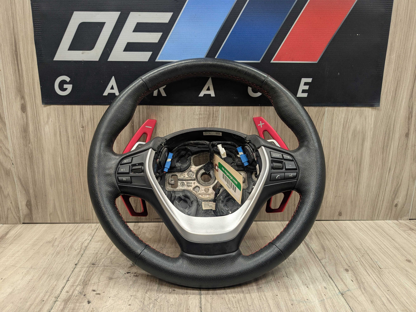 OEM BMW F22 F30 F32 F34 F36 428 Sport Line Leather Steering Wheel w/ Shifters