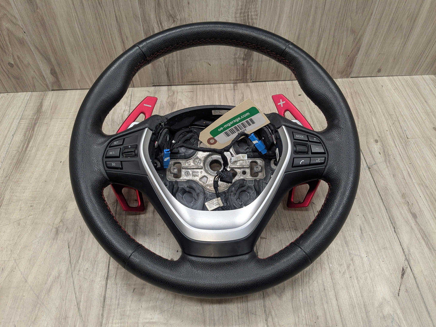 OEM BMW F22 F30 F32 F34 F36 428 Sport Line Leather Steering Wheel w/ Shifters