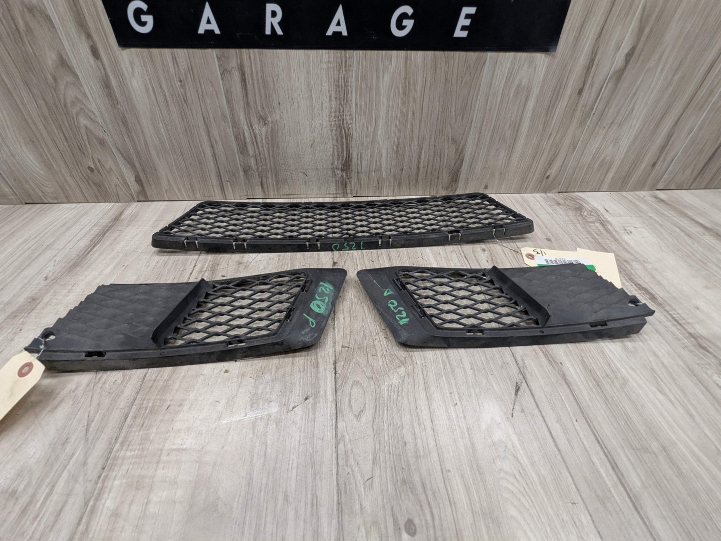 07-10 OEM BMW E92 E93 Front Bumper Cover Lower Center Left Right Grilles SET