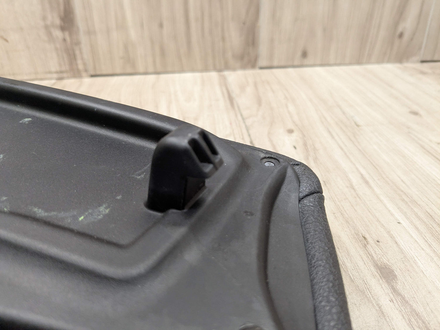 OEM BMW E90 E92 E93 328 335 Center Console Armrest Tray BLACK Leather Dakota