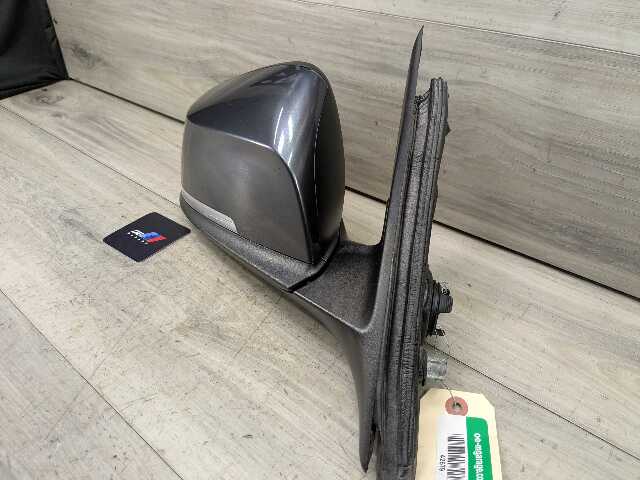 12-15 OEM BMW F30 F31 328 335 Left Driver Side Mirror Heated Auto Dip Gray B39