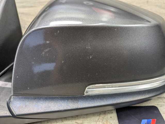 12-15 OEM BMW F30 F31 328 335 Right Passenger Side Mirror Heated Auto Dip Gray