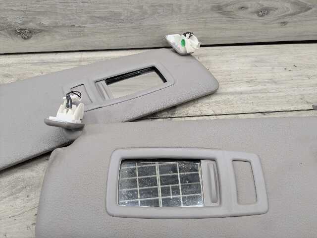 12-20 OEM BMW F30 F31 F34 F36 Front Left Right Interior Sun Visor Pair SET Grey