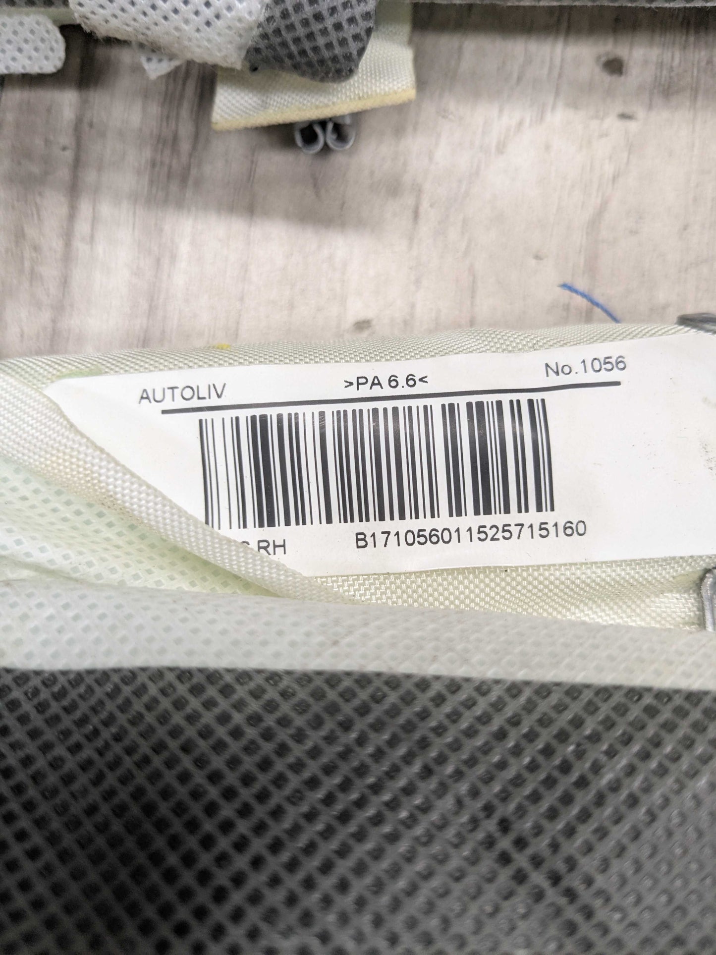 16-22 OEM BMW F48 X1 Right Passenger Top Roof Head Air Bag Airbag Curtain