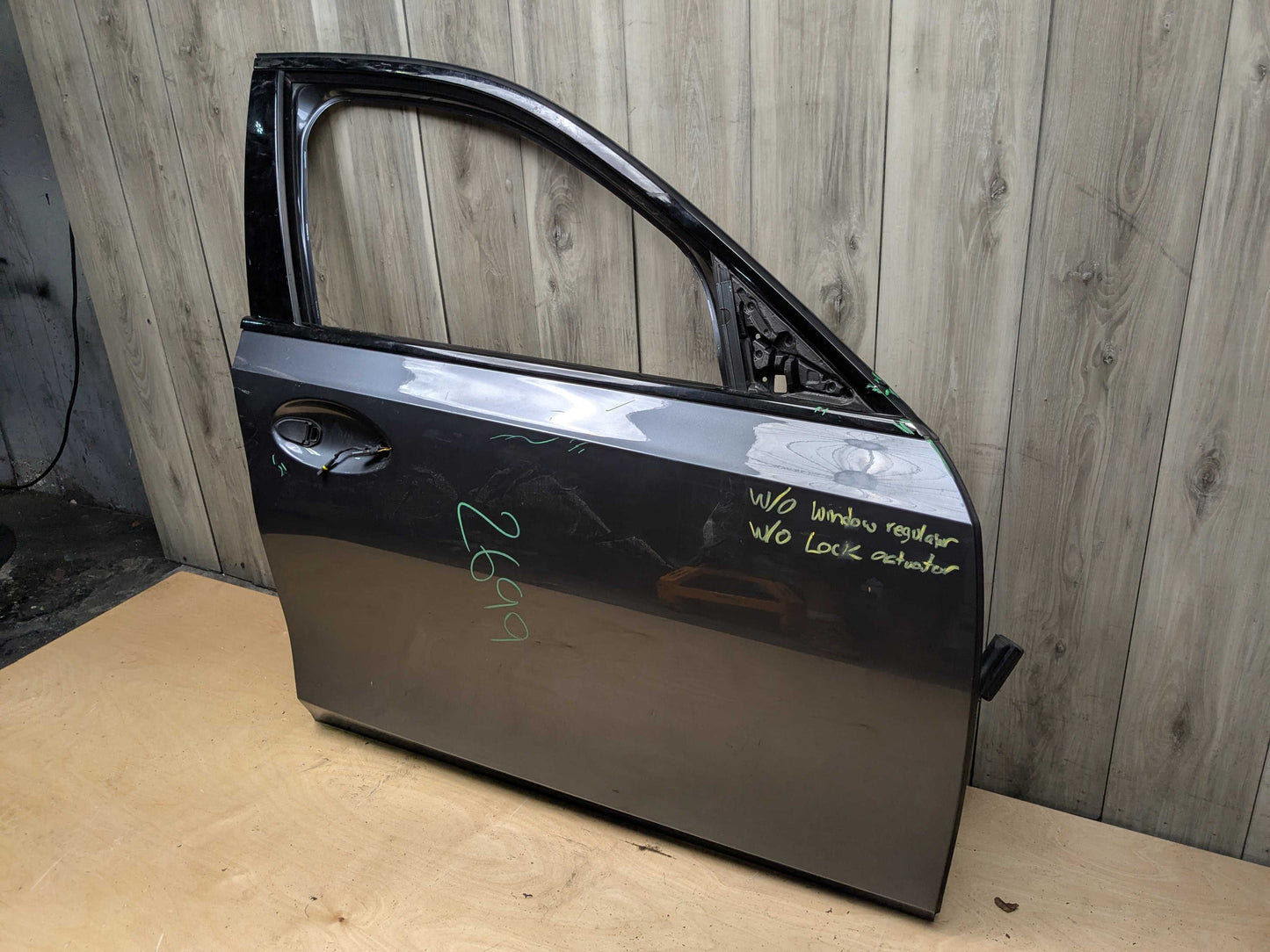 *19-25 OEM BMW G20 G80 330 M340 M3 FRONT Right Passenger Door Shell Panel Gray