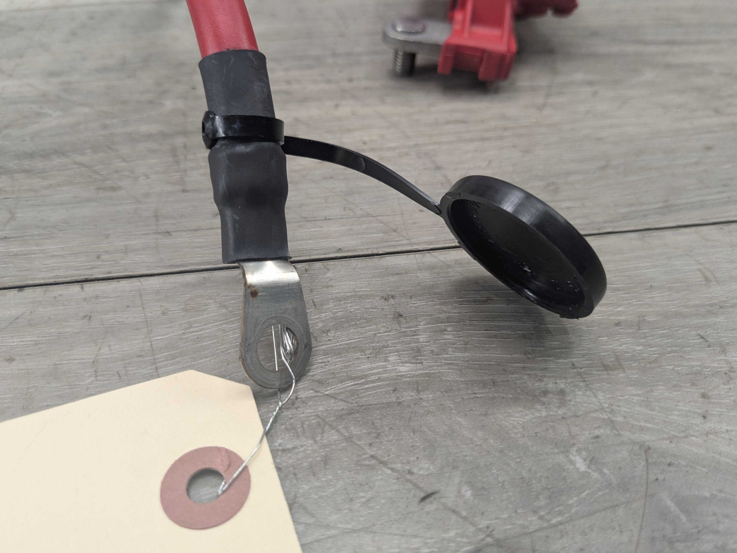 OEM BMW E84 E82 E88 E90 E92 335 M3 Battery Plus Pole Terminal Positive Red Cable