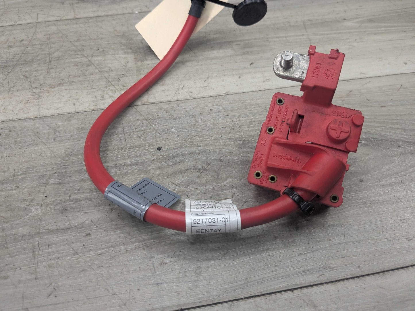 OEM BMW E84 E82 E88 E90 E92 335 M3 Battery Plus Pole Terminal Positive Red Cable