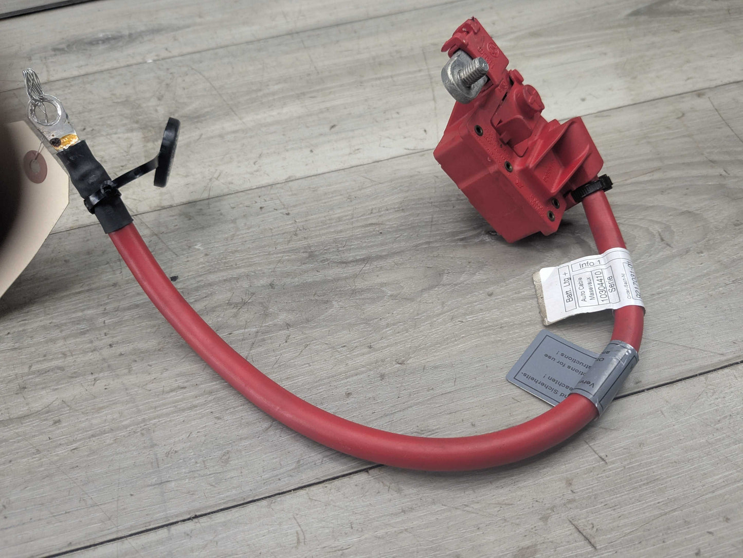 OEM BMW E84 E82 E88 E90 E92 335 M3 Battery Plus Pole Terminal Positive Red Cable