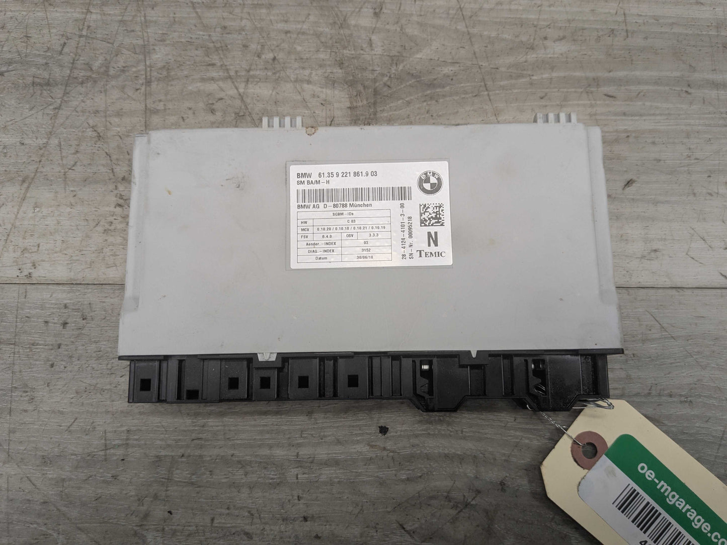 11-13 OEM BMW E88 E90 E92 135 328 335 Front Electric Seat Memory Control Module