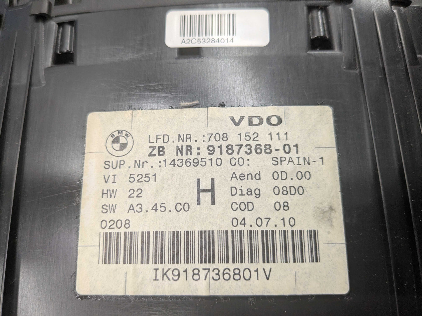 06-13 OEM BMW E90 E92 E93 328 335 Speedometer Instrument Cluster Siemens VDO