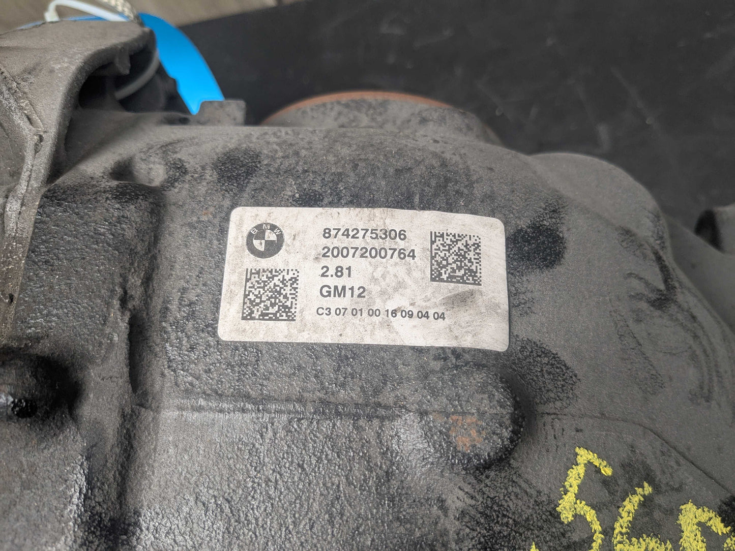 OEM BMW G20 G22 G23 G42 M340i M440i RWD Rear Differential Axle Carrier 2.81 64k