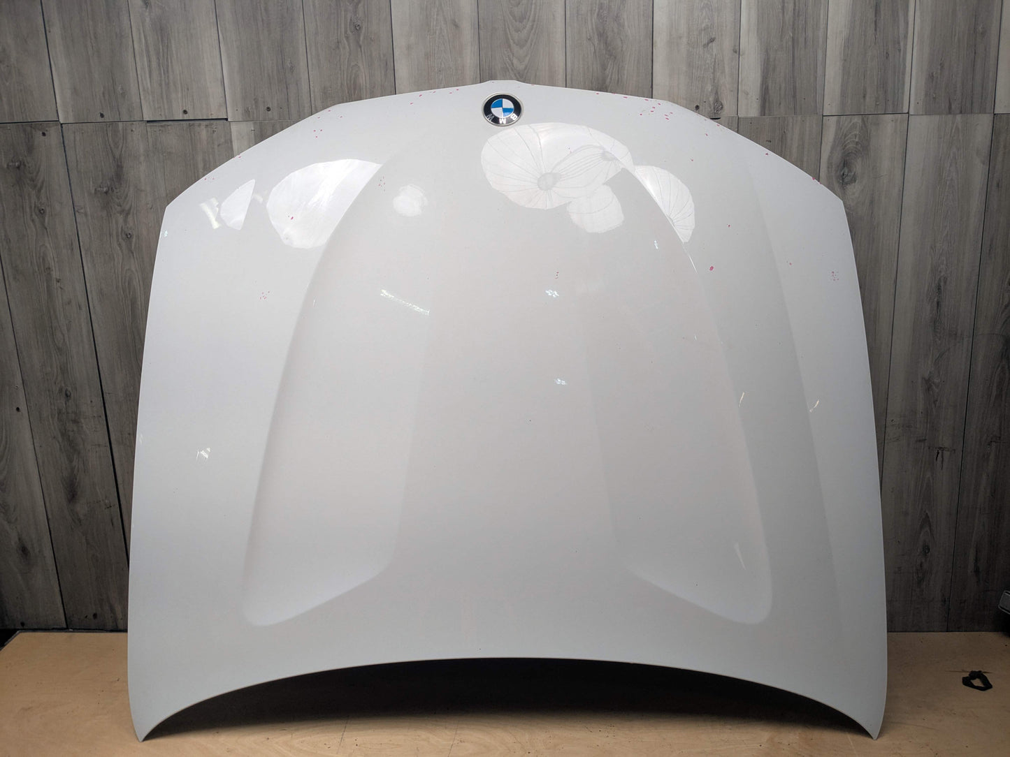 *11-18 OEM BMW F25 F26 X3 X4 Hood Bonnet Panel Shell Panel White 300