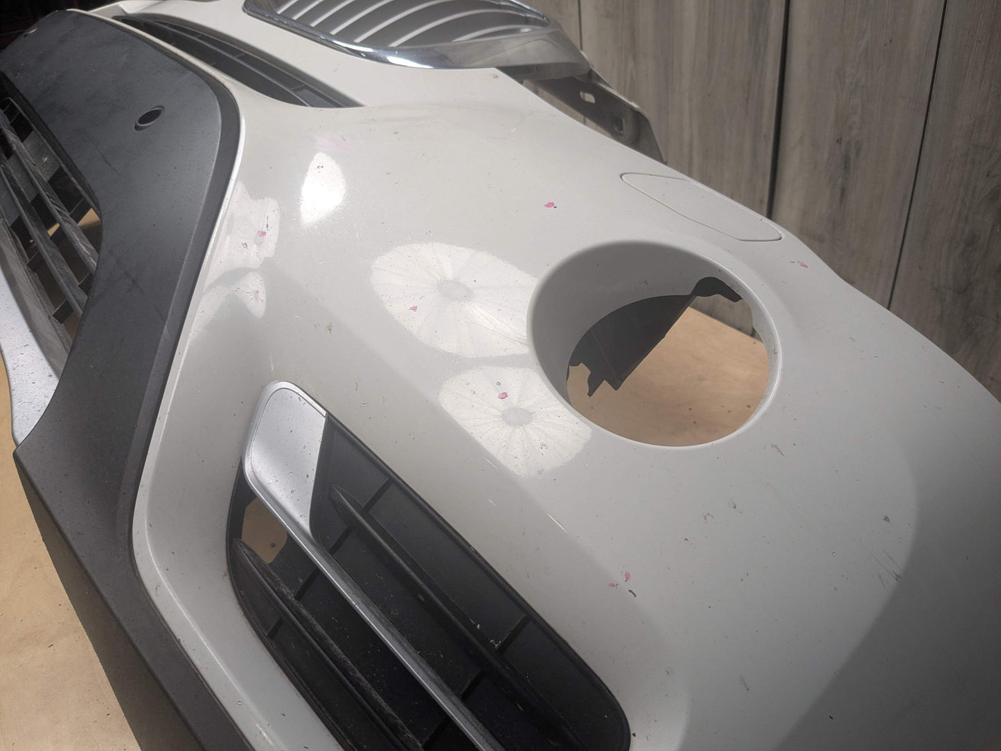 *11-14 OEM BMW F25 X3 Front Bumper Cover Panel w/ Grilles COMPLETE White 300