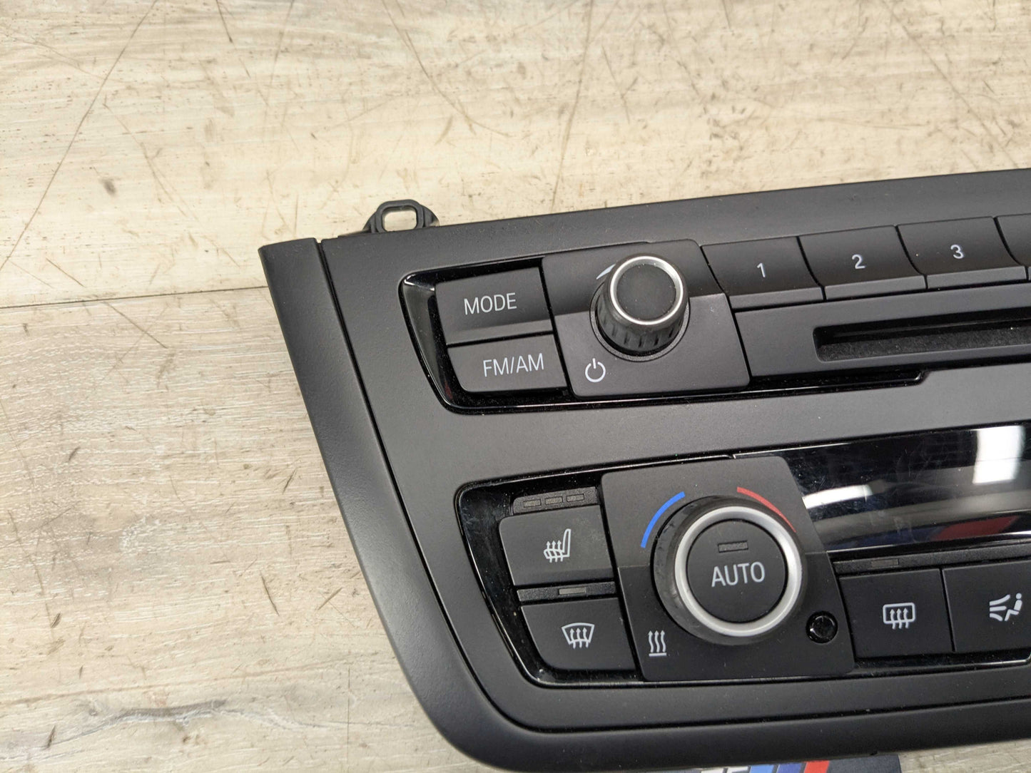 12-18 OEM BMW F82 F30 F32 F36 M3 M4 AC Heater Control Panel Radio Media Buttons