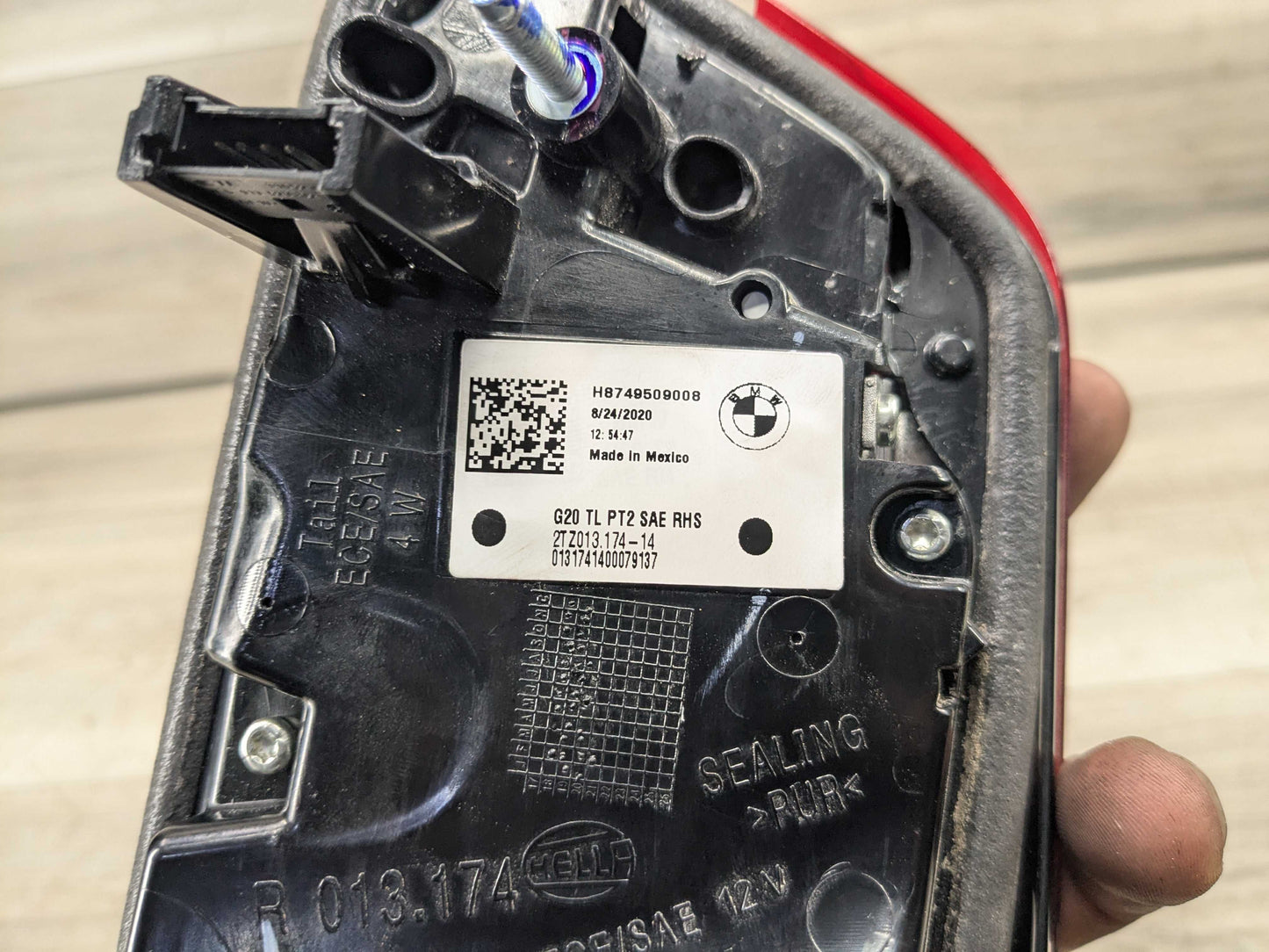 PRE-LCI OEM BMW G20 G80 330 M340 M3 Rear Right Passenger Inner Stop Tail Light