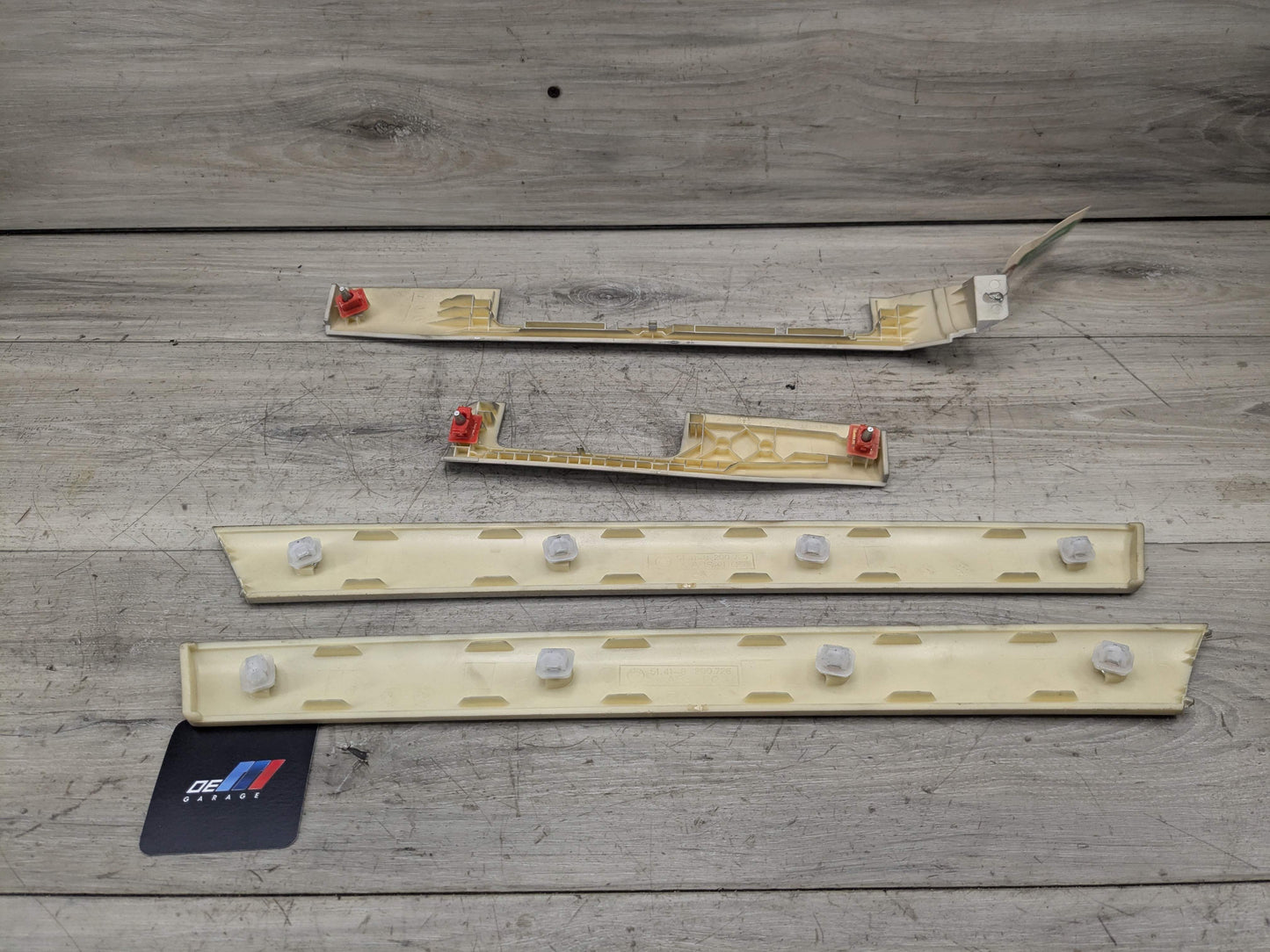 *99-05 OEM BMW E46 323 325 328 330 Interior Dash Door Trim Titan Silver (4)
