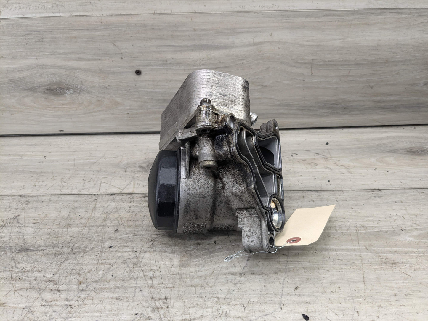 11-18 OEM BMW F25 F26 X3 X4 Engine N20 Oil Filter Housing Cooler
