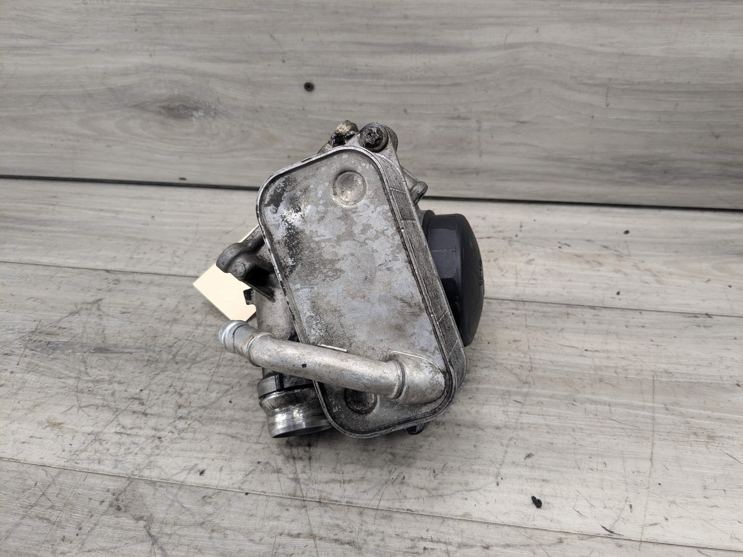 11-18 OEM BMW F25 F26 X3 X4 Engine N20 Oil Filter Housing Cooler