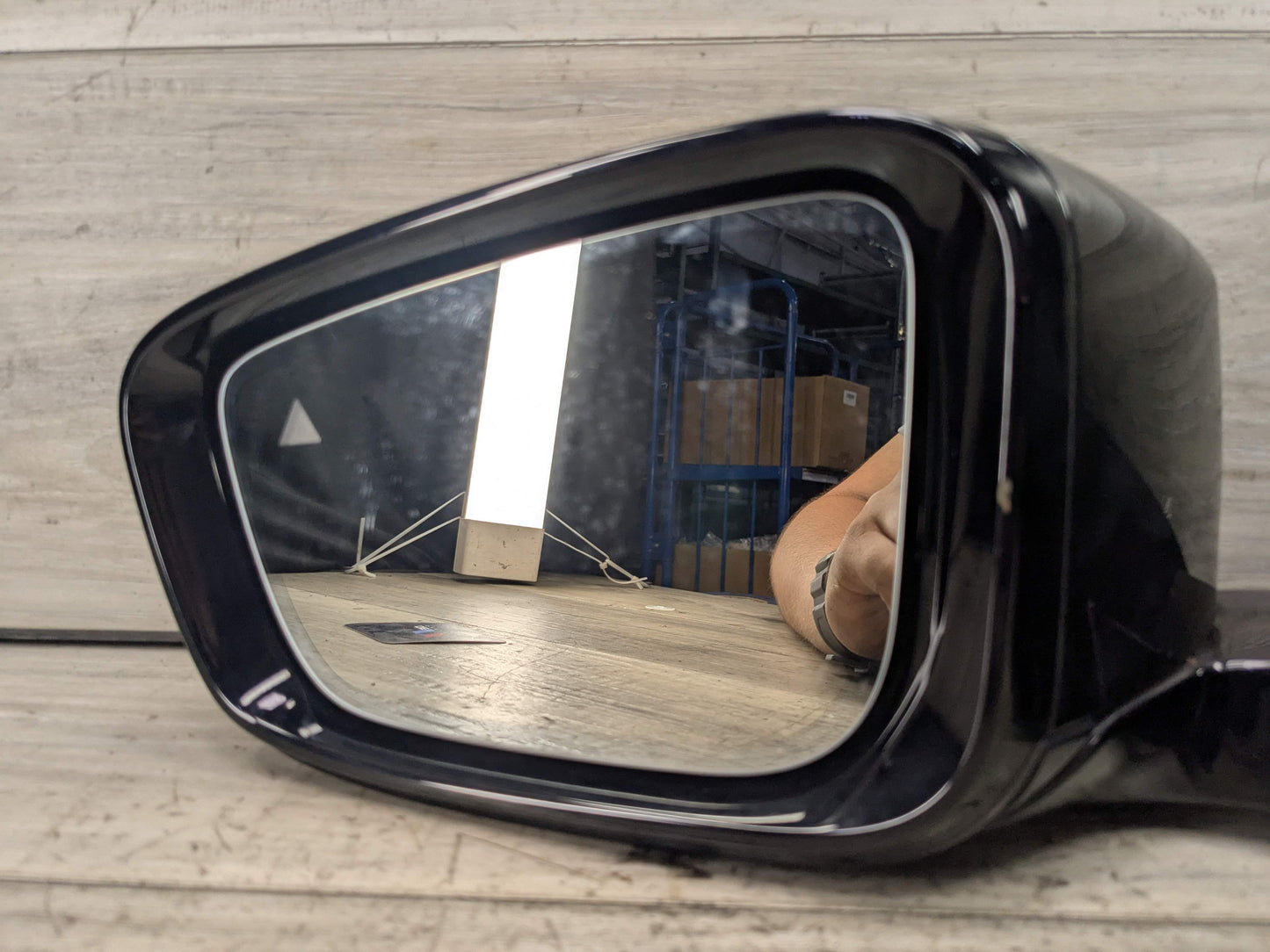 19-25 OEM BMW G20 330 M340 Left Driver Side Mirror Blind Spot SHADOW GLOSS