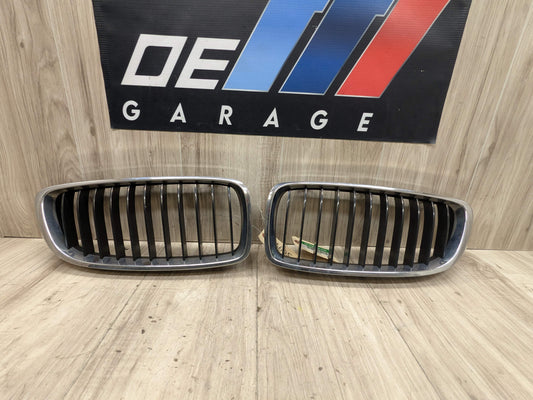 OEM BMW F32 F33 F36 430 435 Front Left Right Upper Bumper Kidney Grilles PAIR