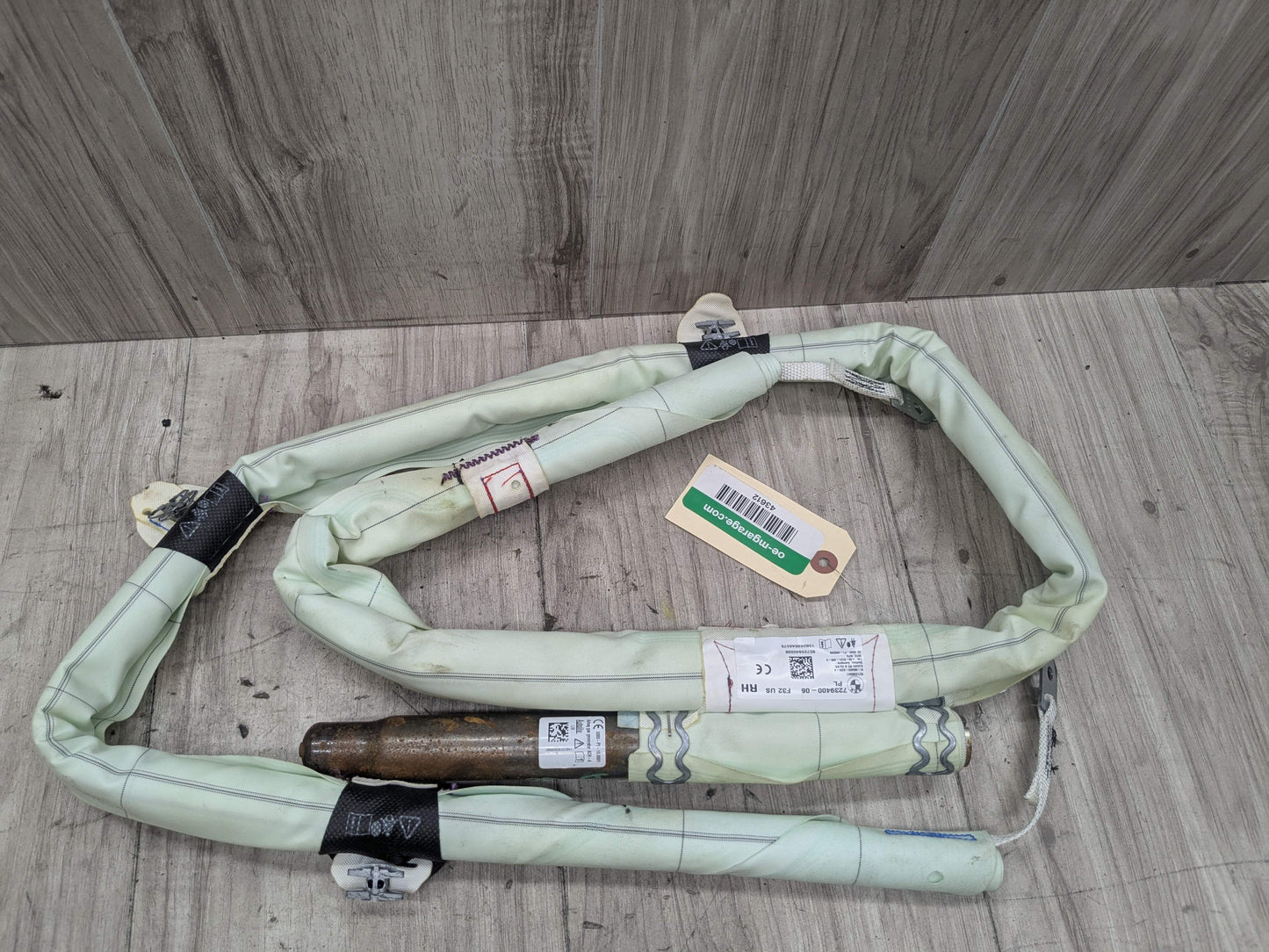14-20 OEM BMW F32 F82 M4 Right Passenger Top Roof Head Air Bag Airbag Curtain