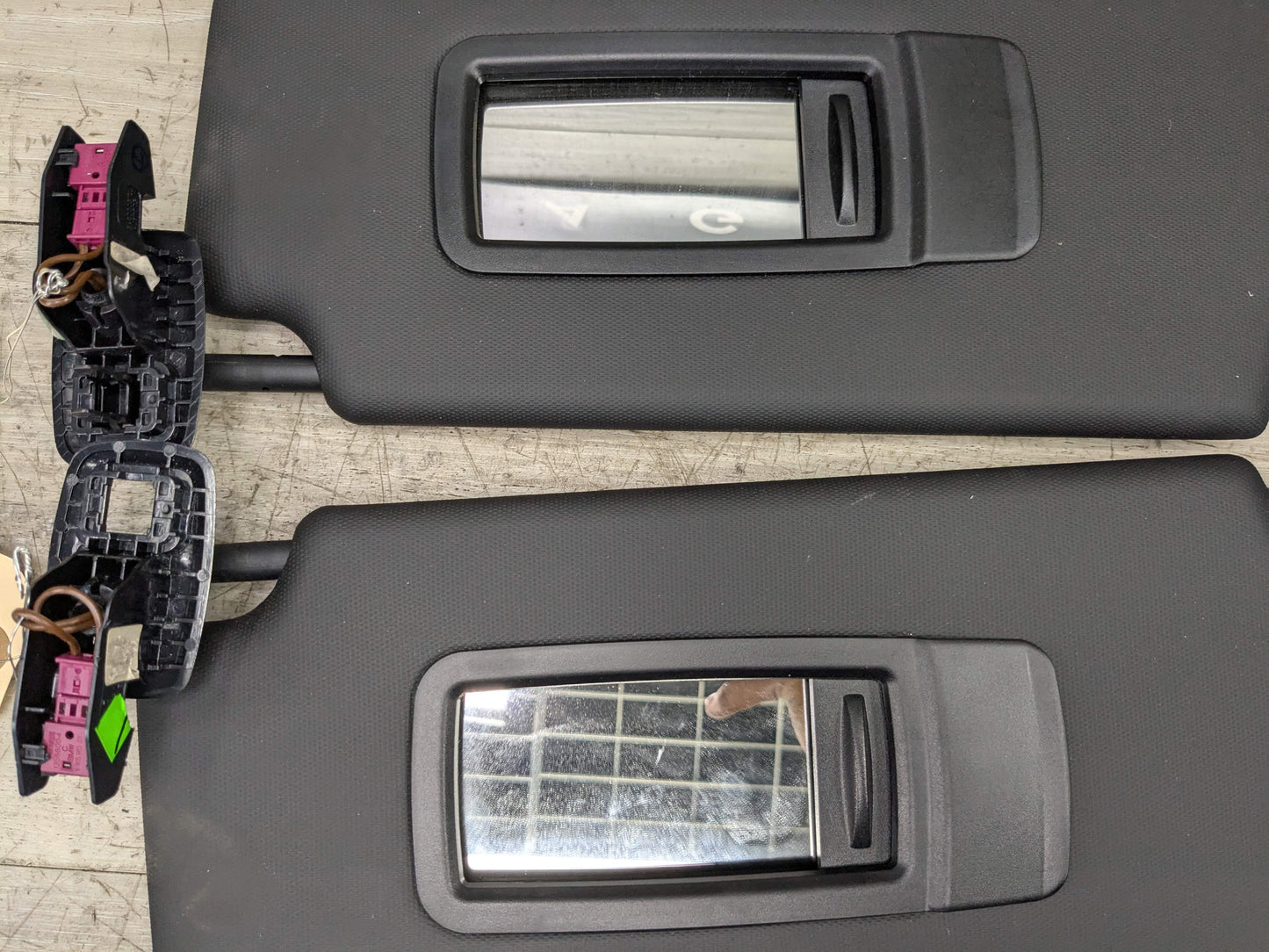 19-25 OEM BMW G20 G80 330 M340 M3 Left Right Side Interior Sun Visor Black SET