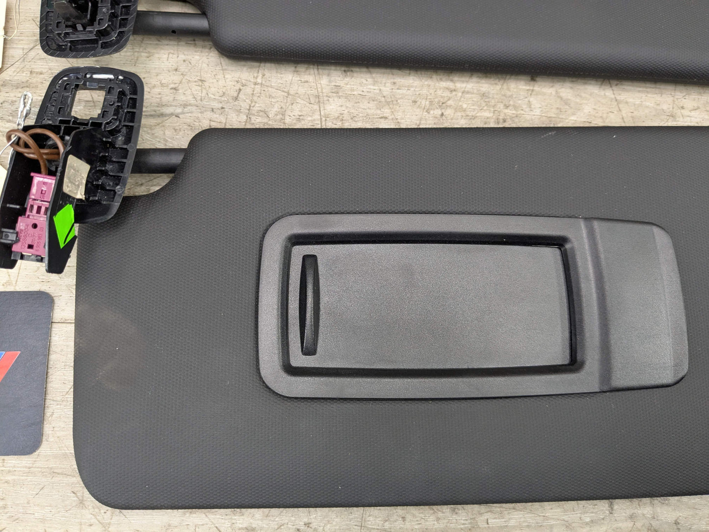 19-25 OEM BMW G20 G80 330 M340 M3 Left Right Side Interior Sun Visor Black SET