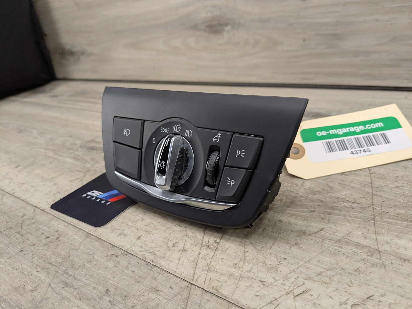 18-24 OEM BMW G01 G02 X3 X4 Headlight Switch Control Panel Light Module BLACK