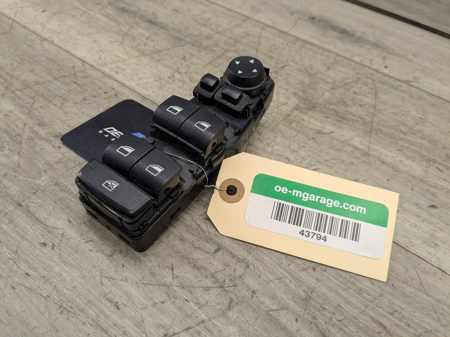OEM BMW F06 F10 F25 F30 F80 Front Left Driver Main Master Power Window Switch
