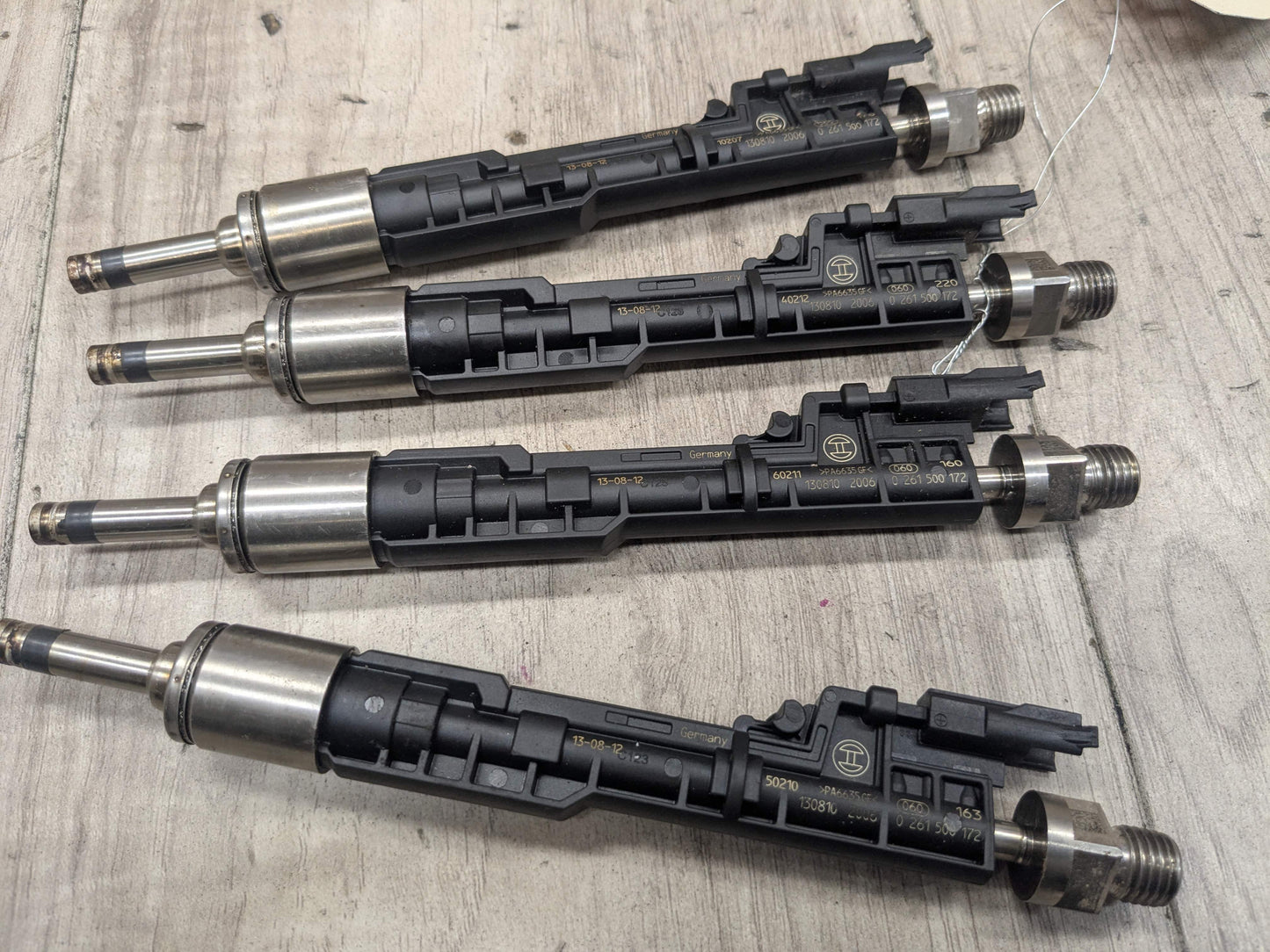 OEM BMW F22 F30 F82 M3 M4 S55 N26 N55 Engine High Pressure Fuel Injector (4)