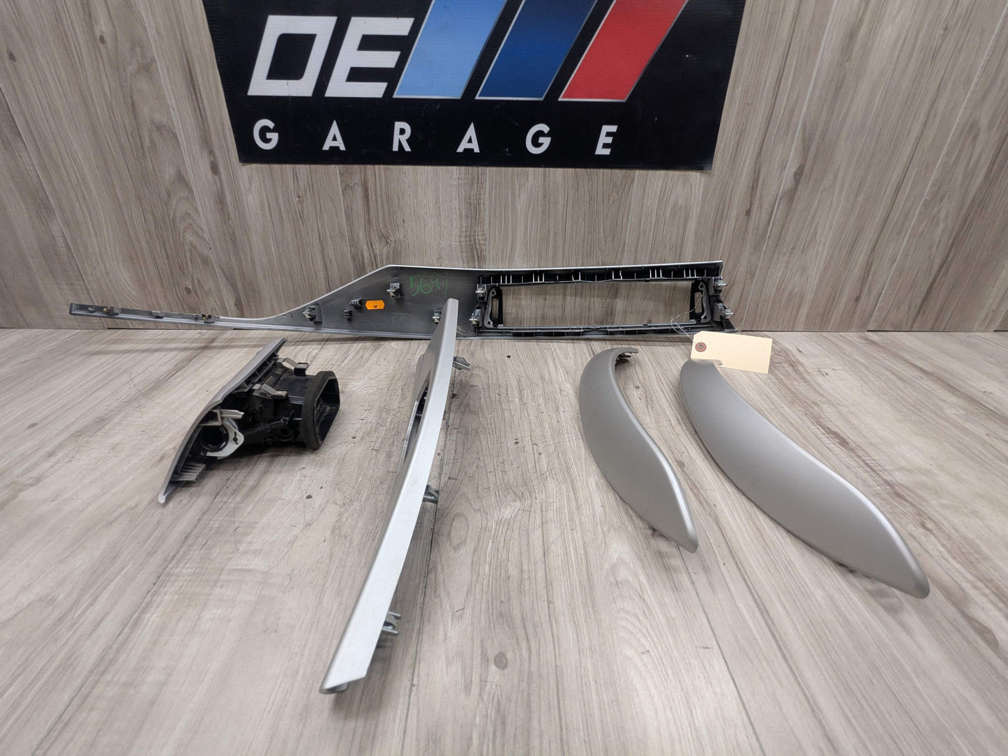 OEM BMW F30 F32 F33 F36 ALUMINUM Interior Dash Door Center Console Trim (5)