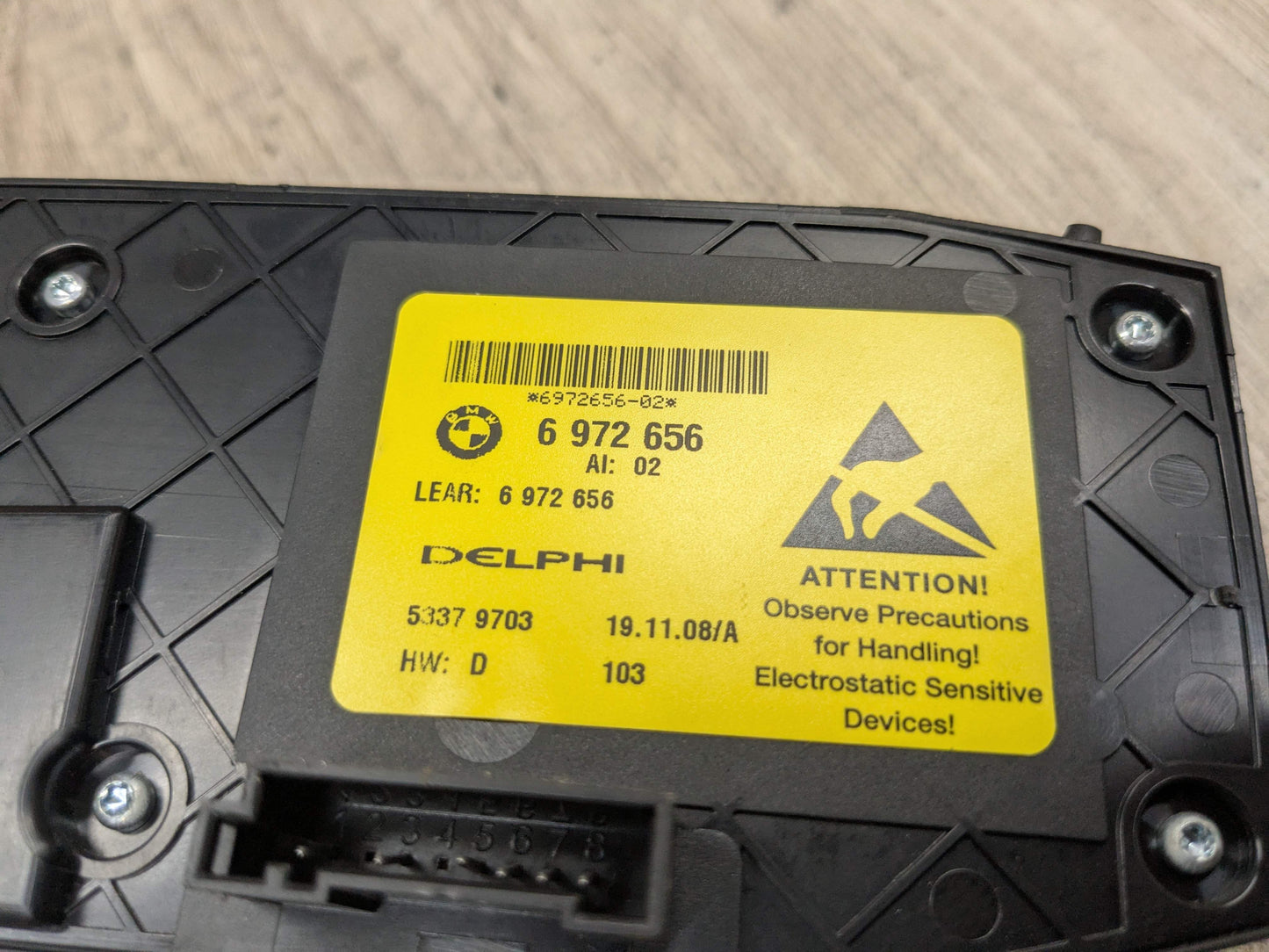 07-13 OEM BMW E93 328 335 M3 Front Right Passenger Seat Control Switch