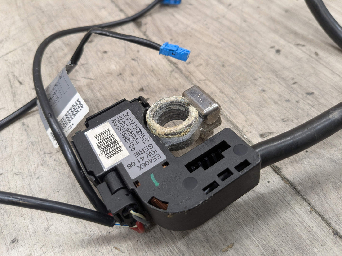 OEM BMW E60 E70 E71 E93 X5 M3 Battery Negative Terminal IBS Sensor Ground Cable