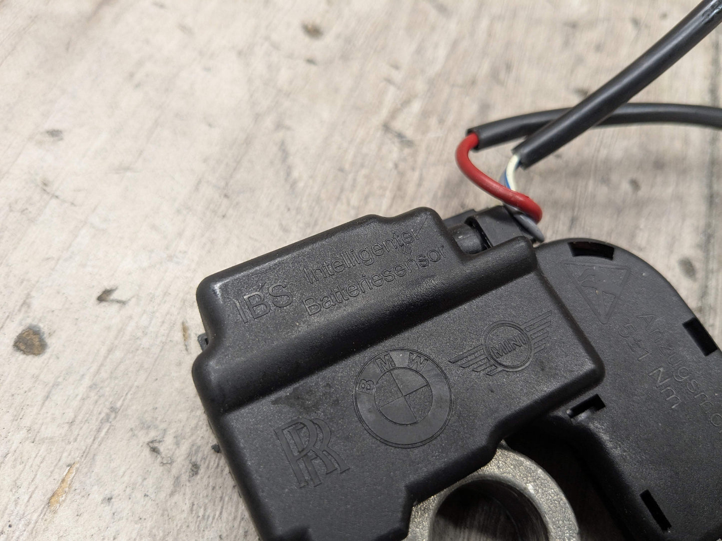 OEM BMW E60 E70 E71 E93 X5 M3 Battery Negative Terminal IBS Sensor Ground Cable