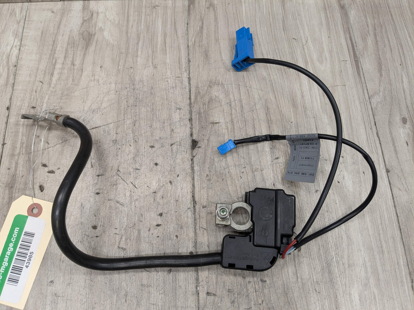 OEM BMW E60 E70 E71 E93 X5 M3 Battery Negative Terminal IBS Sensor Ground Cable
