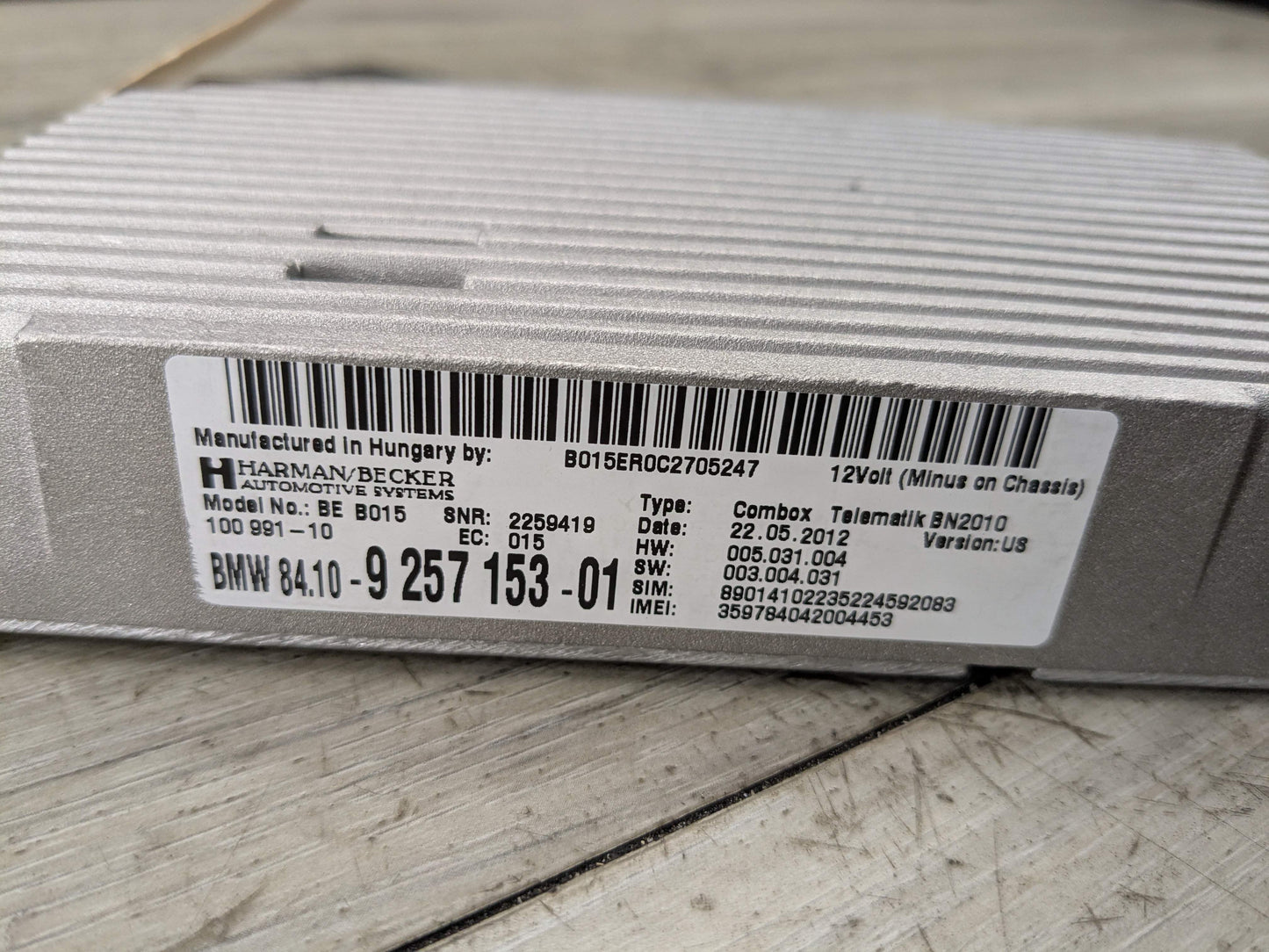 OEM BMW F06 F10 F13 F25 F30 Combox Telematics Communication Bluetooth GPS Module