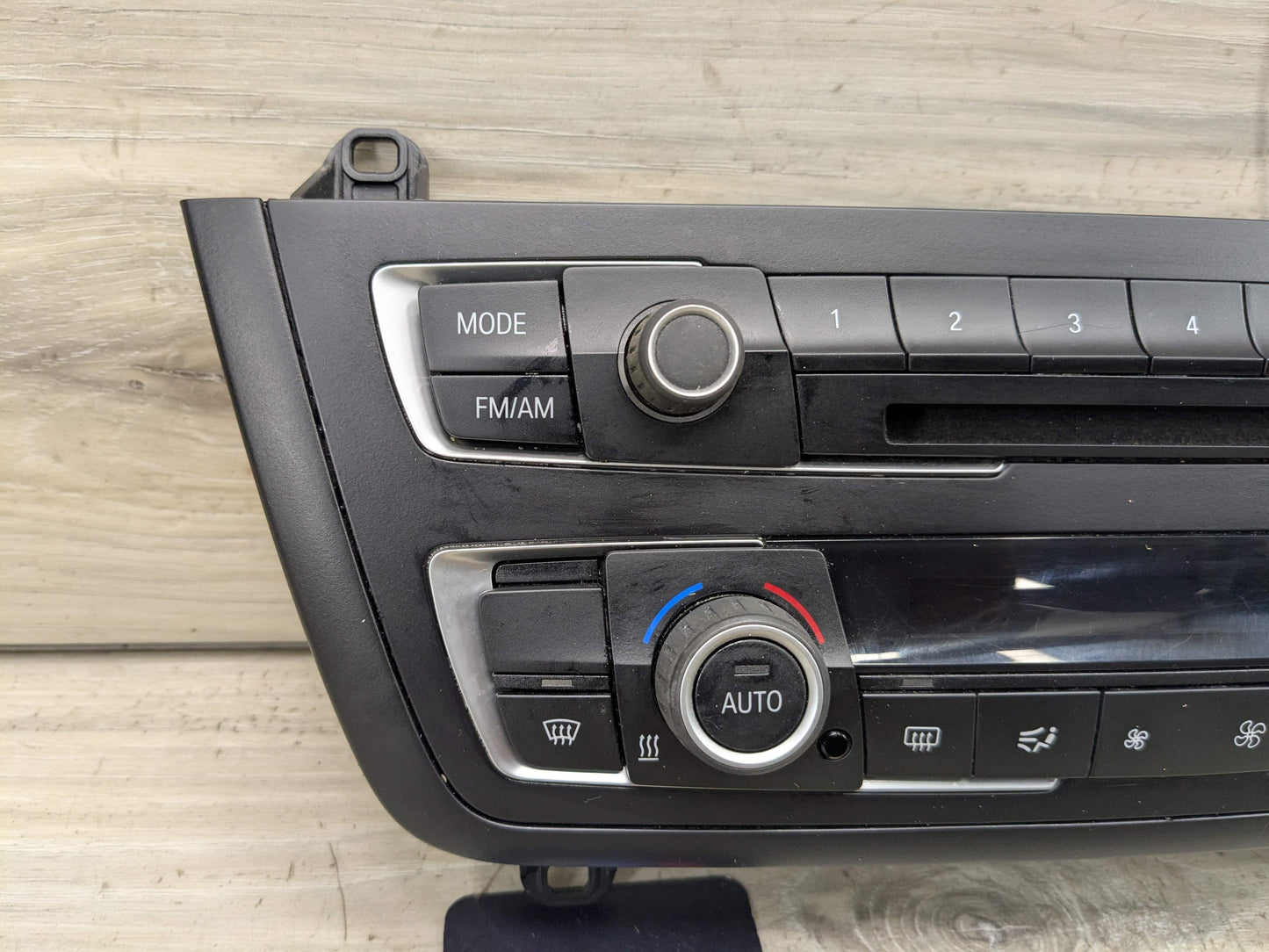12-15 OEM BMW F22 F80 F30 F32 M3 M4 AC Heater Control Panel Radio Media Buttons