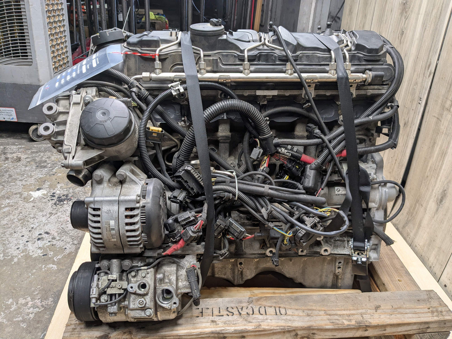 12-15 OEM BMW F30 F32 F36 RWD Long Block N55 COMPLETE ENGINE MOTOR 109k PWG