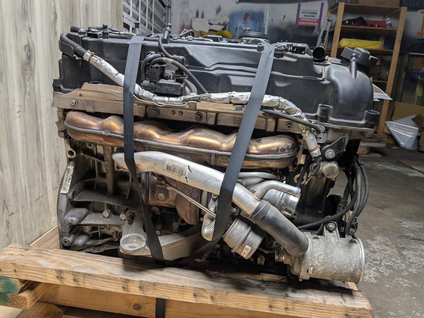 12-15 OEM BMW F30 F32 F36 RWD Long Block N55 COMPLETE ENGINE MOTOR 109k PWG