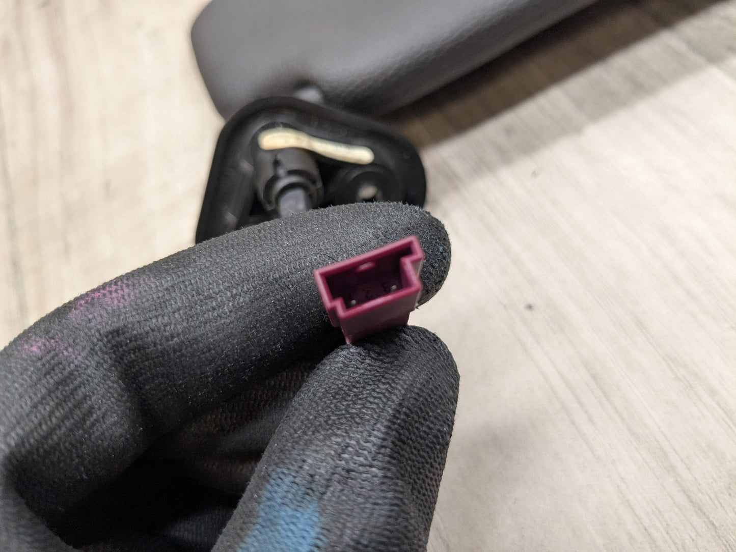 07-13 OEM BMW E88 E93 128 328 335 M3 Convertible Sun Visor Black Pair SET