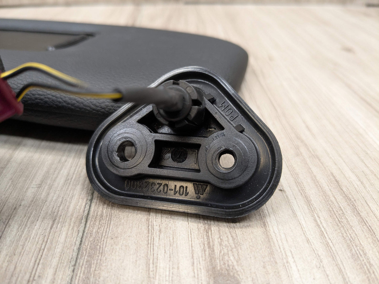 07-13 OEM BMW E88 E93 128 328 335 M3 Convertible Sun Visor Black Pair SET