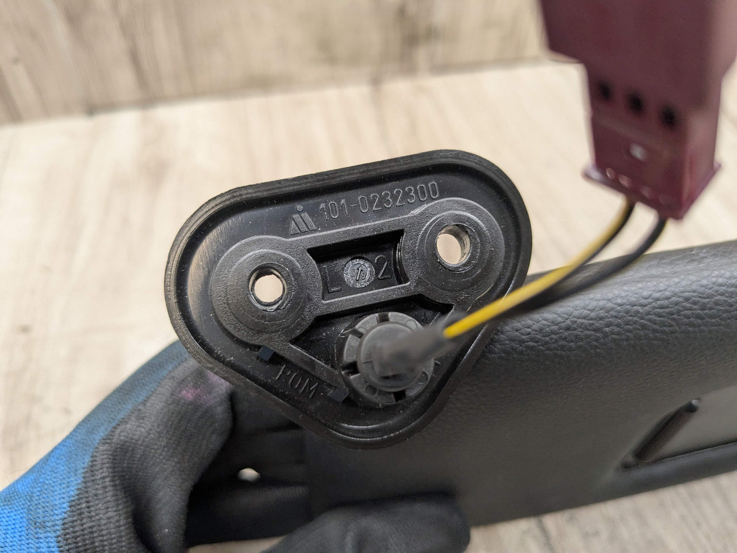 07-13 OEM BMW E88 E93 128 328 335 M3 Convertible Sun Visor Black Pair SET