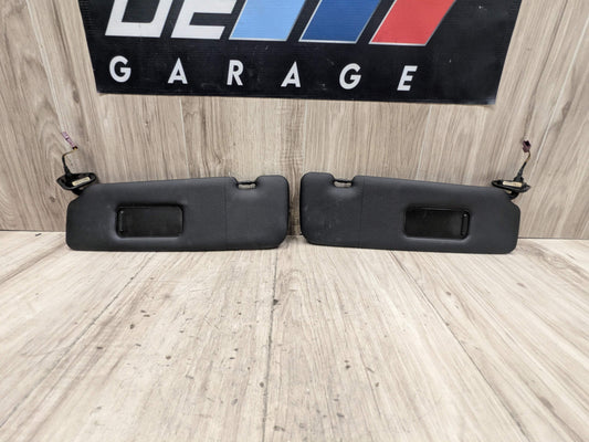 07-13 OEM BMW E88 E93 128 328 335 M3 Convertible Sun Visor Black Pair SET