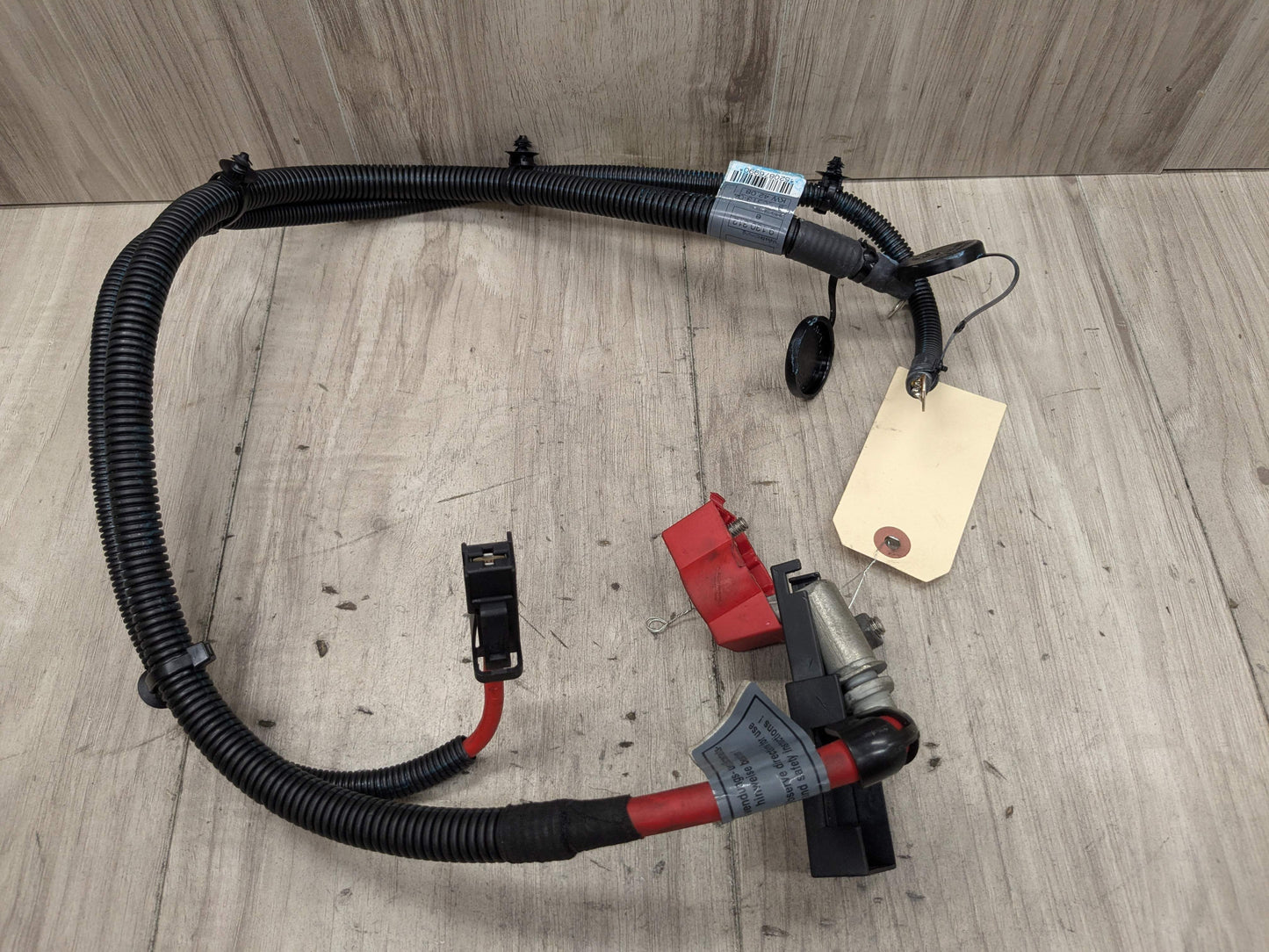 07-13 OEM BMW E93 328 335 M3 Convertible Battery Terminal Positive Red Cable