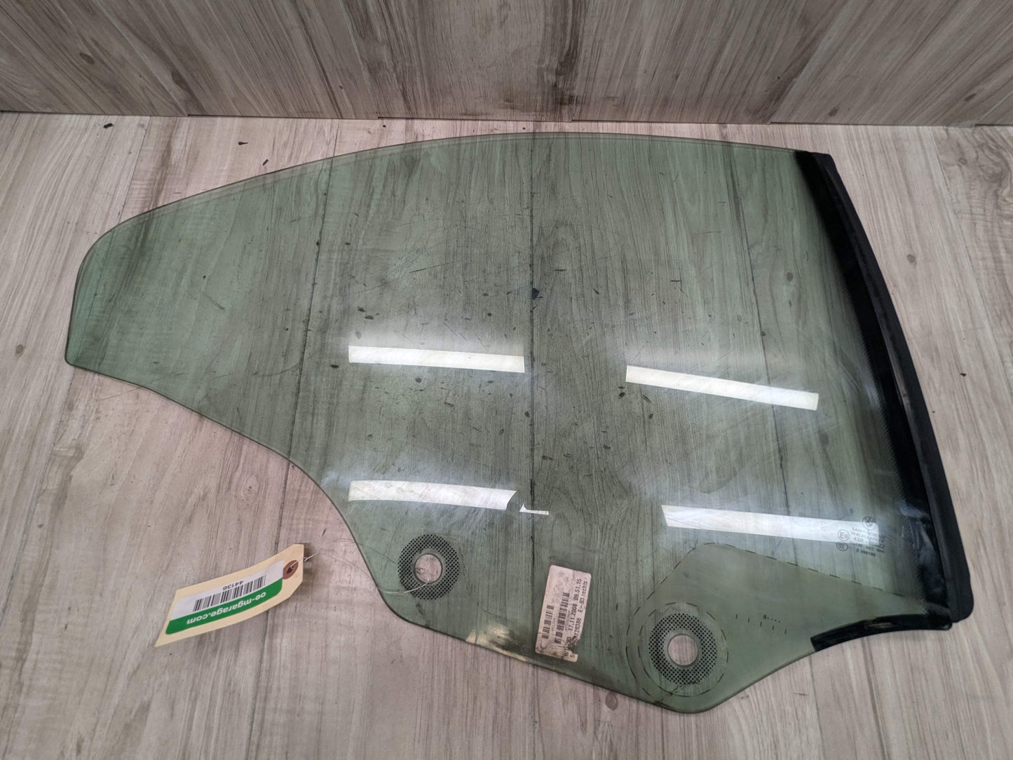 07-13 OEM BMW E93 335 M3 Convertible Rear Right Passenger Side Window Glass